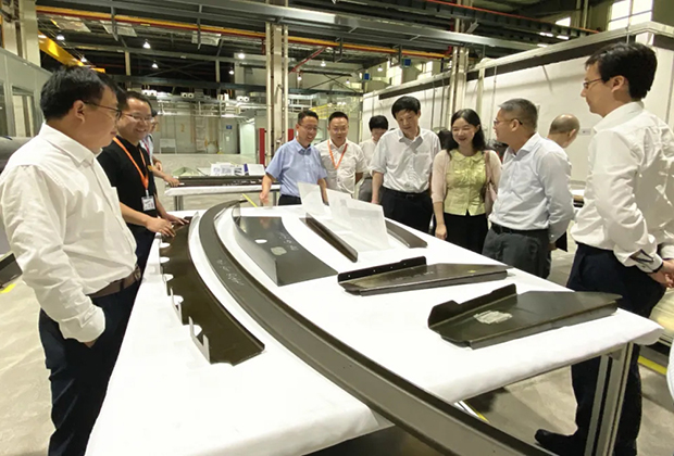 省科技廳對(duì)外合作處趙揚(yáng)威處長(zhǎng)調(diào)研安泰復(fù)材