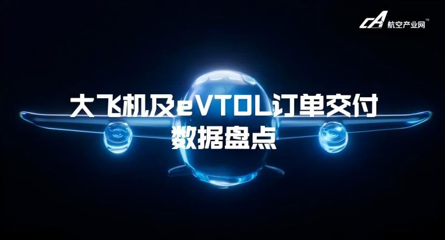 大飛機(jī)及eVTOL訂單交付數(shù)據(jù)盤(pán)點(diǎn)