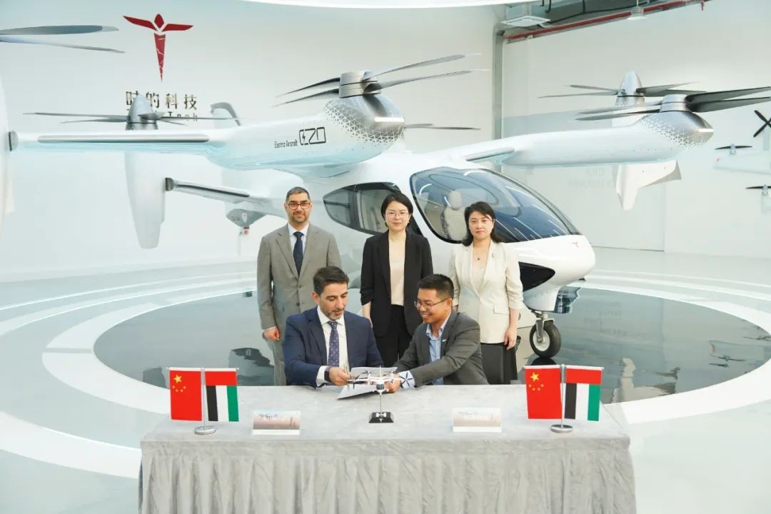 祝賀時的科技E20 eVTOL斬獲350架海外訂單！